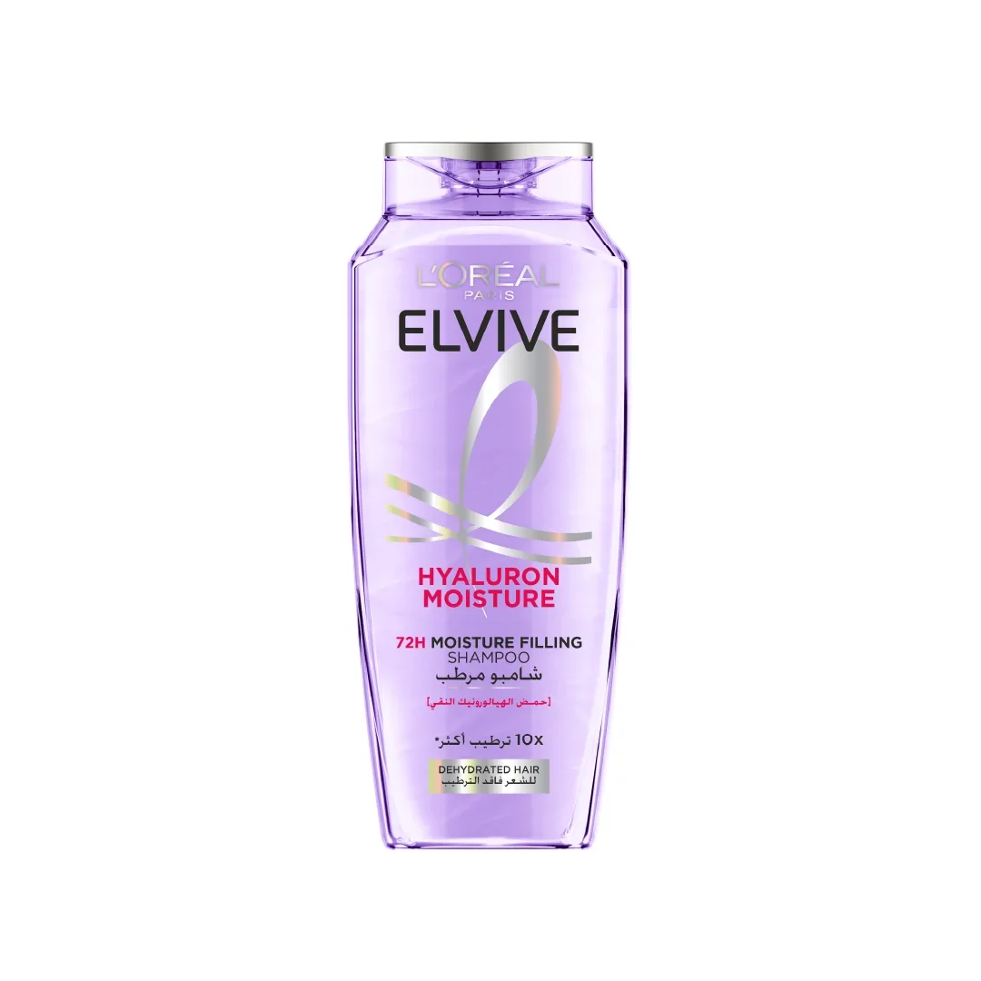 L'Oreal Paris Elvive 72 Hours Hyaluron Filling Moisture Shampoo, 400ml