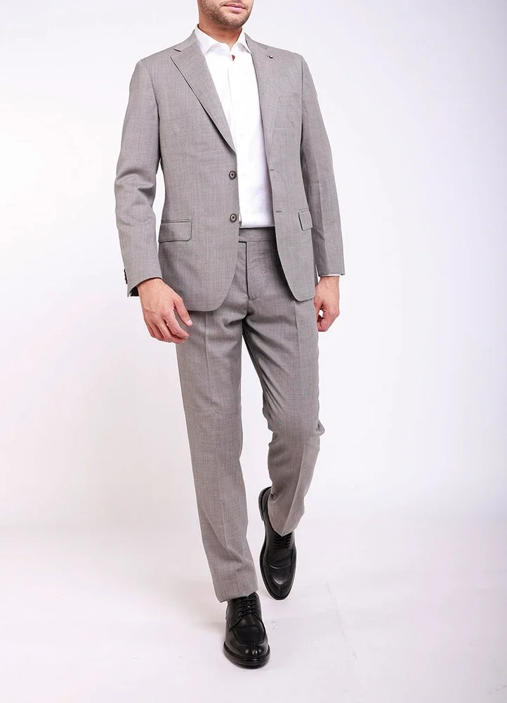 Maison Brown Men Suit AMMWS252PSTM002 - Grey, 44