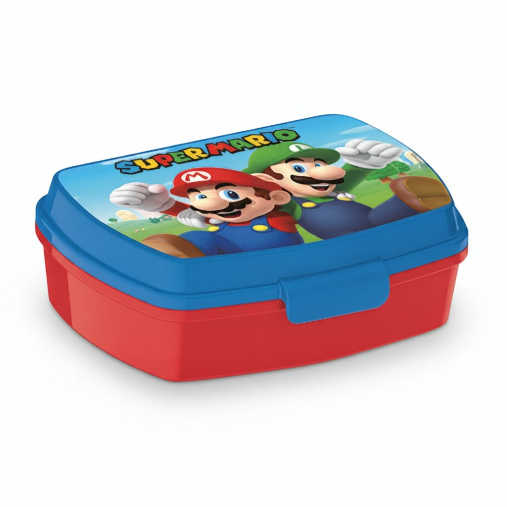 Super Mario Lunch Box 17 x 14 x 6 #21474/2023