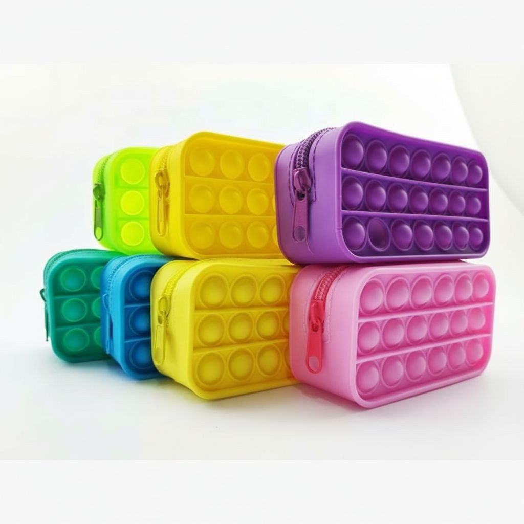 Pop It Pencil Case Assorted Color #MLK-PPIF-PB