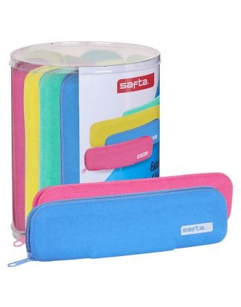 Soft Silicone Stretched Pencil Case Yellow Glitter #812195884/2023