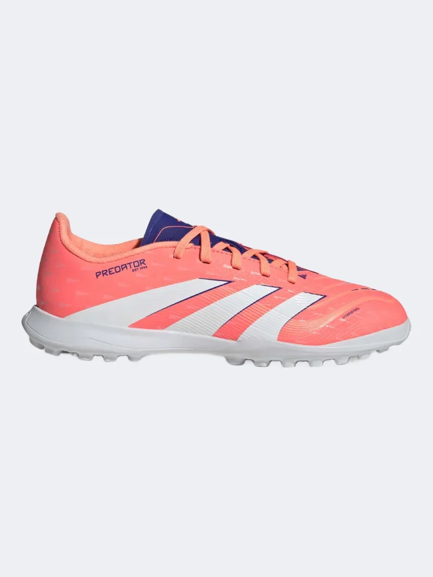 Adidas Predator League Turf Kids Football Shoes Cloud White/Orange